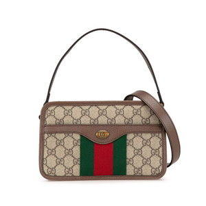 Gucci GG Off Deer Handbag Beige Multicolor Leather s